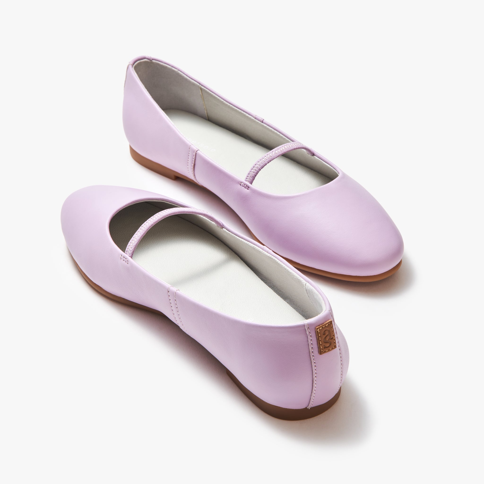Comfortable Travel Flats for Women - Soft Violet Foldable Ballet Shoes | Perfect for Airports, Walking Tours & Casual Outings