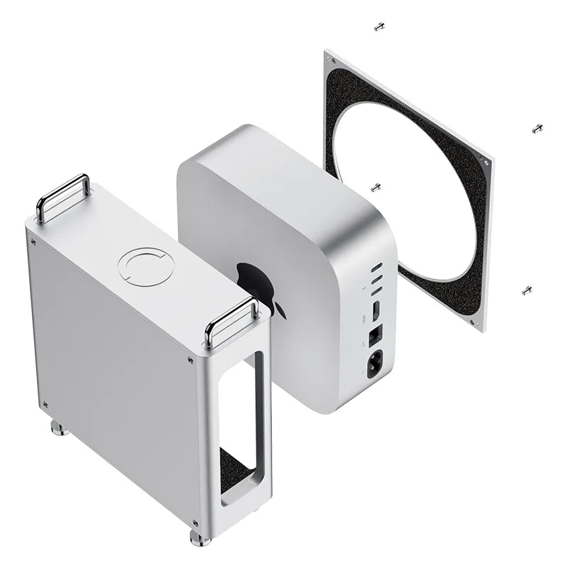 Ulanzi QT01 Aluminum Alloy Case for Mac Mini - Durable Protective Cover for Mac Mini (Model X088) | Perfect for Home Office, Studio & Travel Use