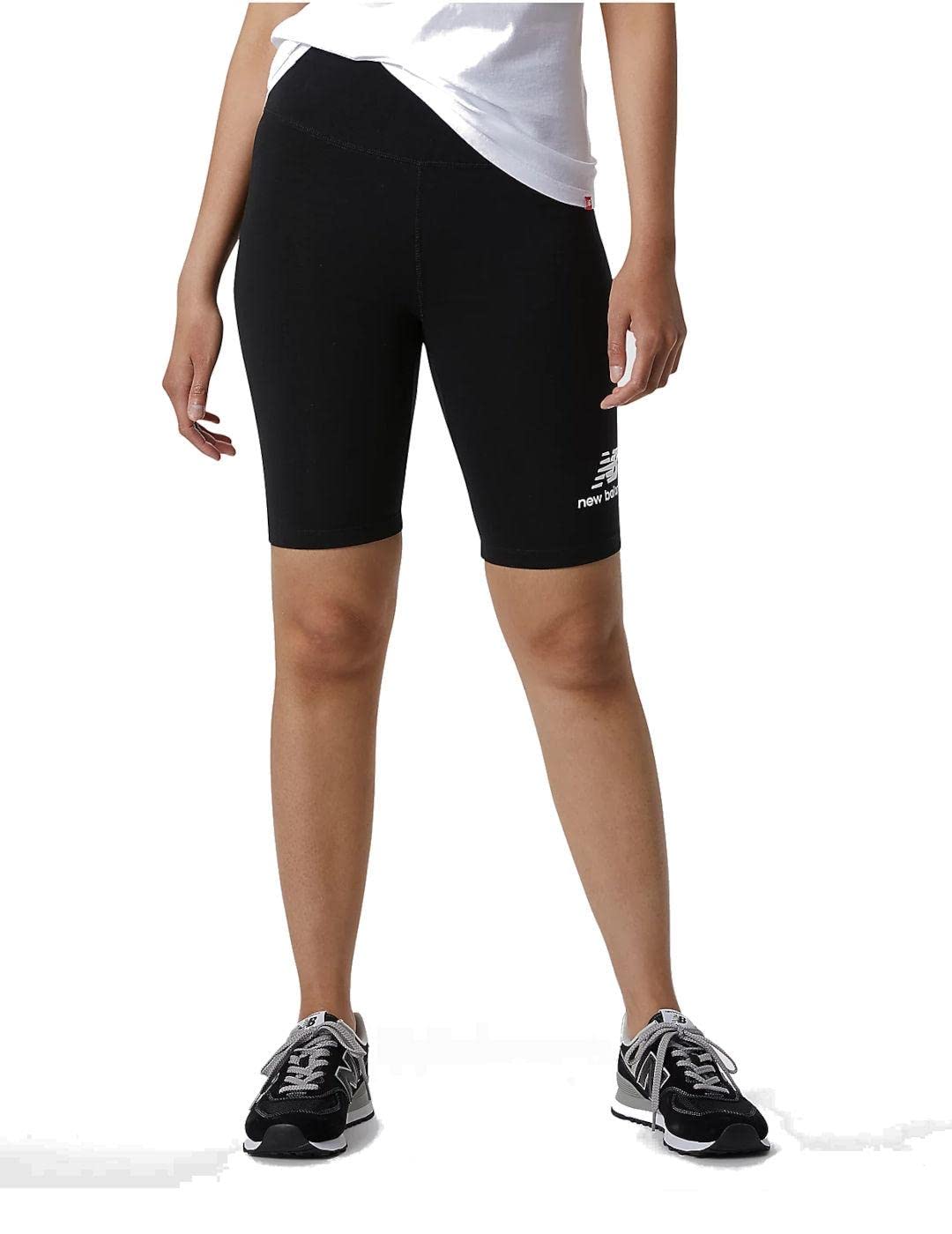 New Balance Women's Essentials Stacked Fitted Short - Comfortable Athletic Shorts for Running, Yoga & Gym Workouts
