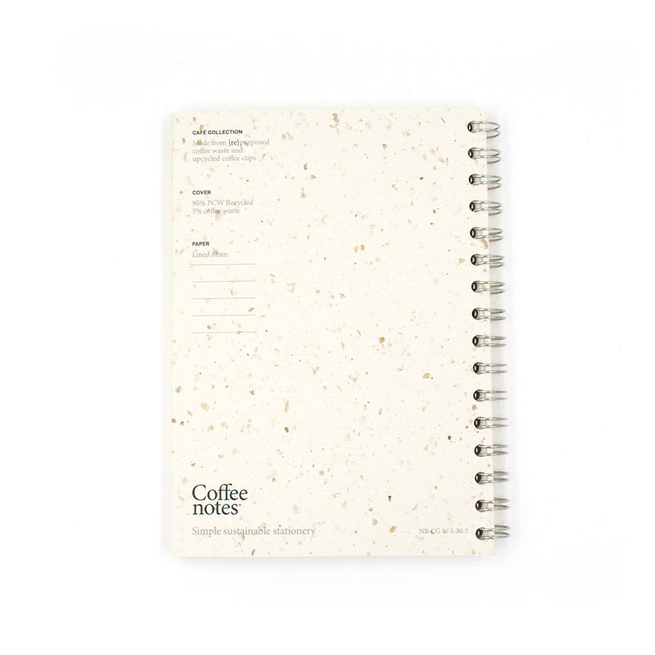 Premium Coffeenotes Medio Wiro Notebook - Durable Wirebound Journal for Coffee Lovers, Perfect for Brewing Notes, Coffee Tasting & Barista Training - Ideal Gift for Coffee Enthusiasts