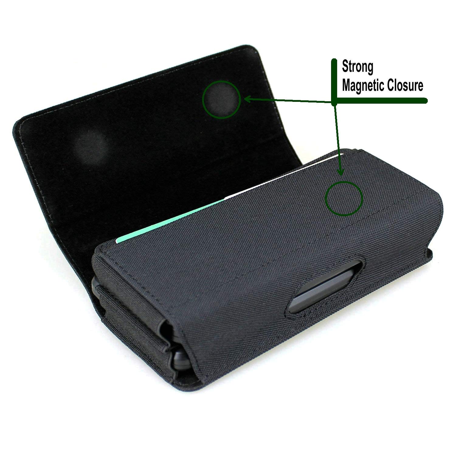 Aubaddy Dual Phone Holster Pouch - Belt Clip Case for 2 Phones - Compatible with iPhone 16/15/14/13/12/11 Pro Max/Plus & Samsung Galaxy S23/S22/S21/S20 Ultra/Plus/Fe (Large Size) - Perfect for Work, Travel, Hiking & Outdoor Activities