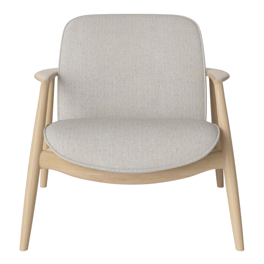 Bowie Lounge Chair - Modern Accent Chair for Living Room, Bedroom & Office - Comfortable Mid-Century Style Reading Chair with Sturdy Wooden Legs