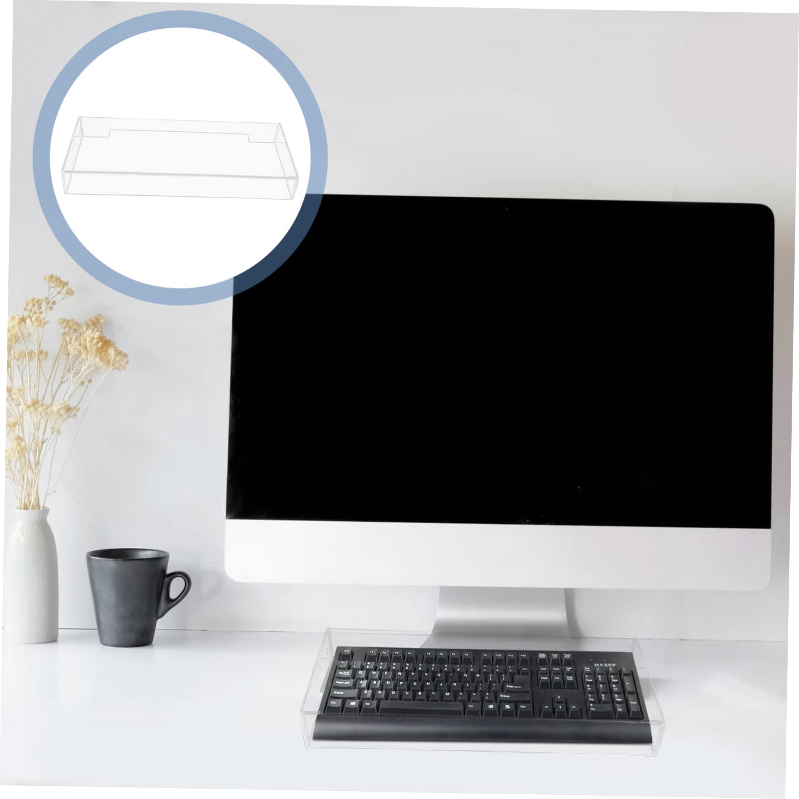 Zerodeko Clear Waterproof Keyboard Cover Protector - Universal Laptop & Computer Keyboard Case Accessory for Home, Office, and Travel Use