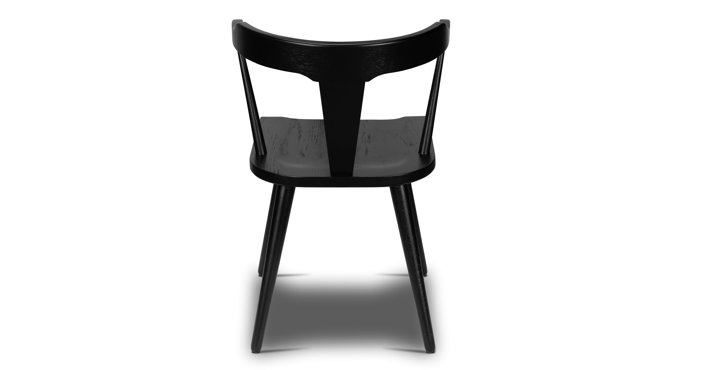 Enzo Dining Chair - Modern Wooden Dining Room Chair with Upholstered Seat - Perfect for Kitchen, Dining Room, and Home Office