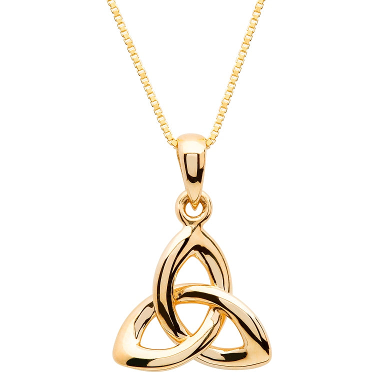 14K Gold Trinity Knot Pendant Necklace for Women - Celtic Love Knot Jewelry Gift for Anniversary, Valentine's Day & Special Occasions | Perfect for Weddings, Date Nights & Meaningful Gifts