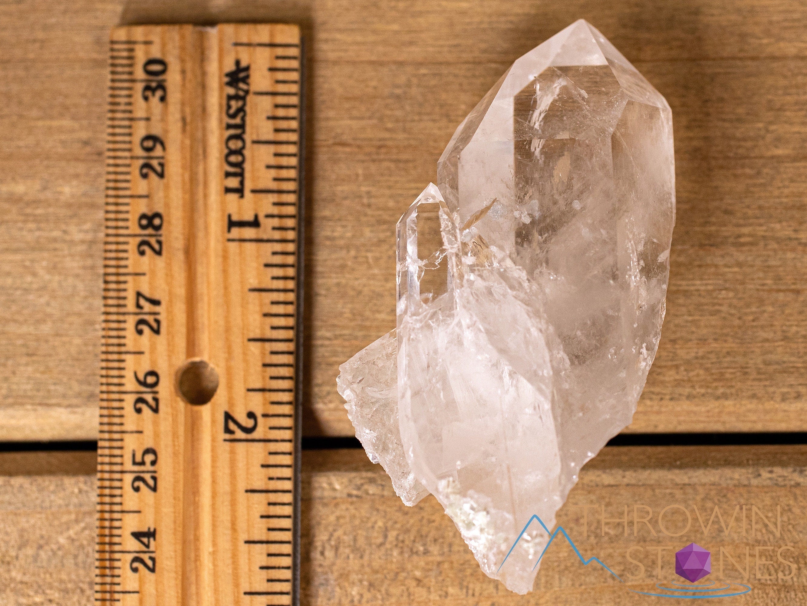 Natural COOKEITE in Clear QUARTZ Raw Crystal Specimen - Healing Stone Collection, Housewarming Gift & Home Decor (40842) - Perfect for Meditation, Energy Work & Crystal Display