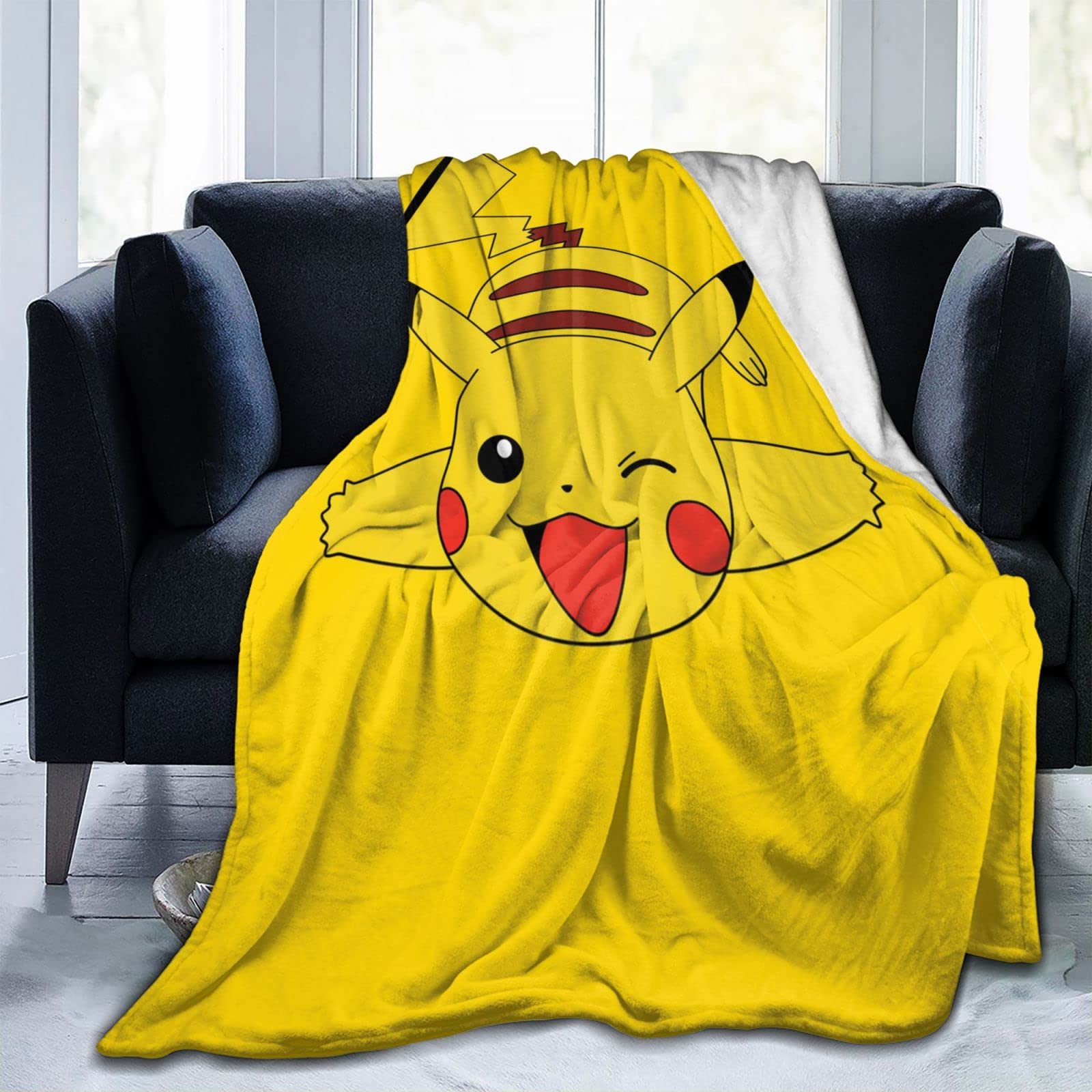 Ultra Soft Jiron Flannel Throw Blanket - Thick & Anti-Pilling All-Season Blanket for Couch, Bed & Sofa - Warm Cozy Blanket for Adults & Kids - Perfect for Lounging, Movie Nights & Home Decor