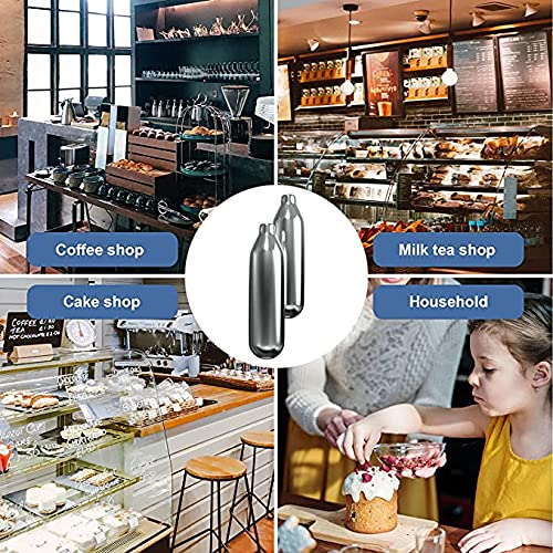 Premium Whipped Cream Chargers - 300 Count (Great Whip Brand) for Professional Baking, Dessert Decorating & Coffee Toppings