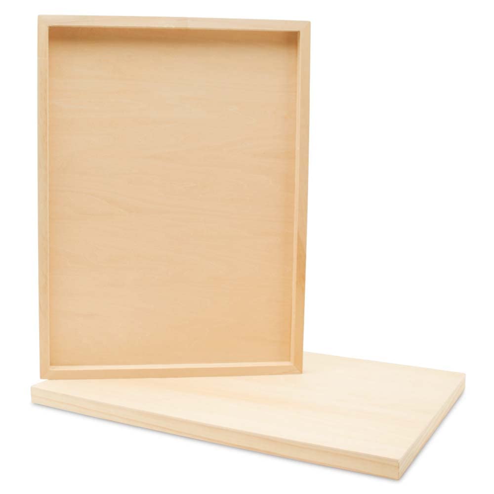 Premium 16x20x3/4 Inch Large Birch Wood Painting Panels - Pack of 20 Unfinished Wooden Canvas Boards for Acrylic, Oil & Watercolor Painting - DIY Art Projects, Craft Signs & Home Decor - Smooth Surface for Professional Artists & Beginners