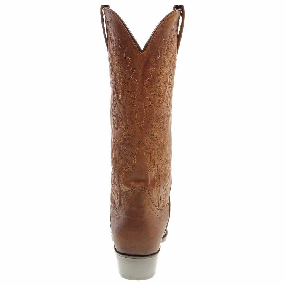 Dan Post Men's Milwaukee Embroidered Narrow Round Toe Casual Boots - Mid Calf Western Cowboy Boots for Men, Black Leather Comfortable Work Boots for Daily Wear & Outdoor Activities