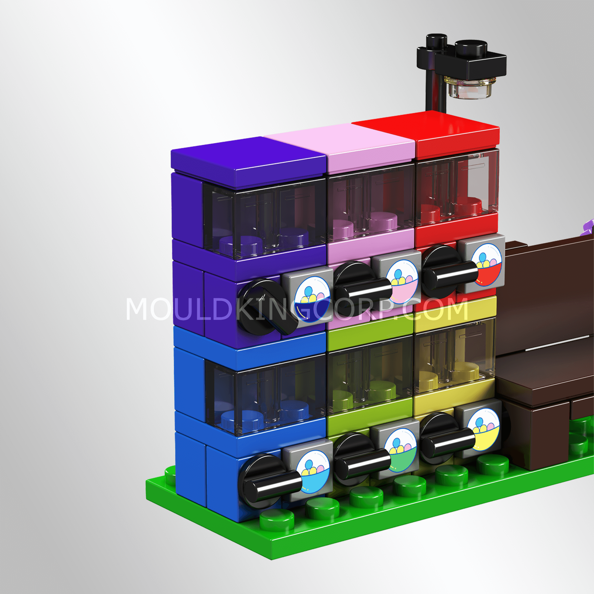 Mould King 24025 Oden Stand & Capsule Toy Machine Building Blocks Set - 265 PCS STEM Toy for Kids & Adults | Perfect for Creative Play, Gift Giving & Display Collection