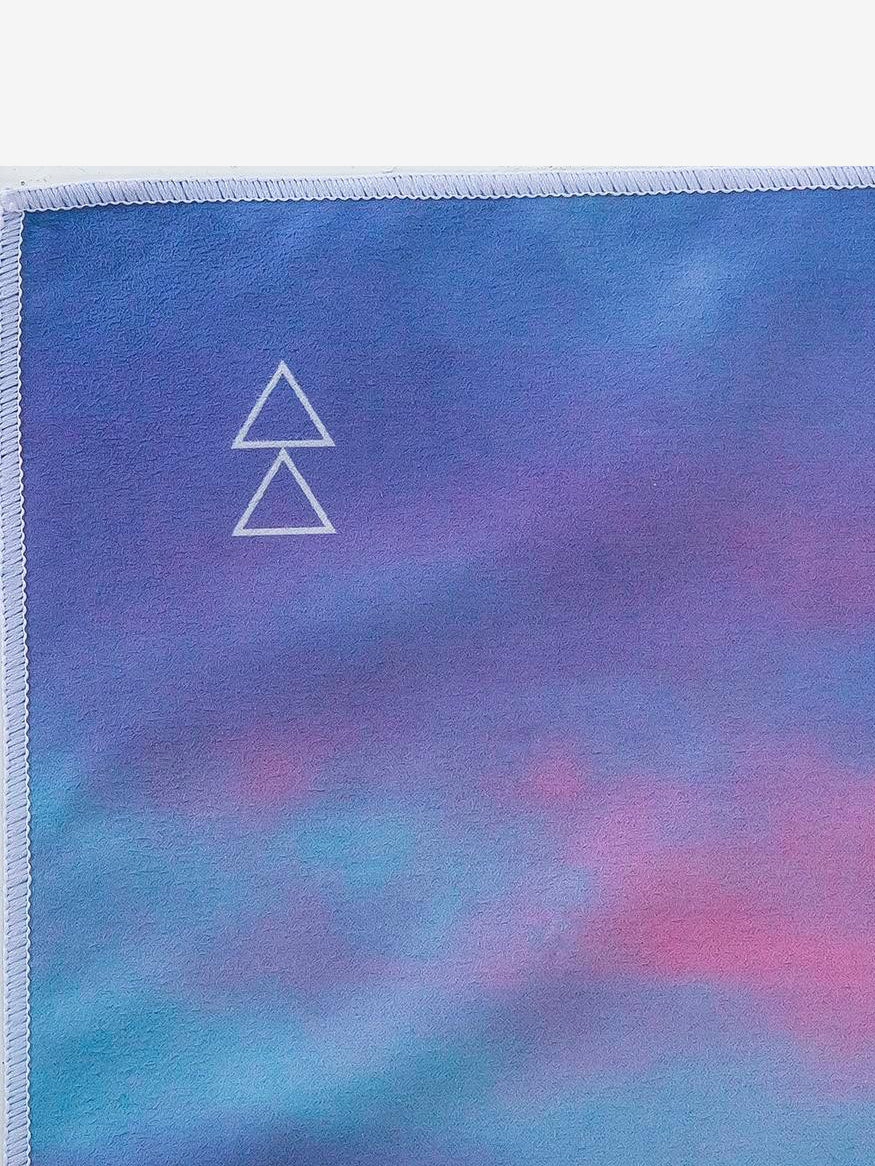 Yoga Design Lab Non-Slip Yoga Mat Towel - Premium Eco-Friendly Breathe Technology for Hot Yoga, Pilates & Home Workouts