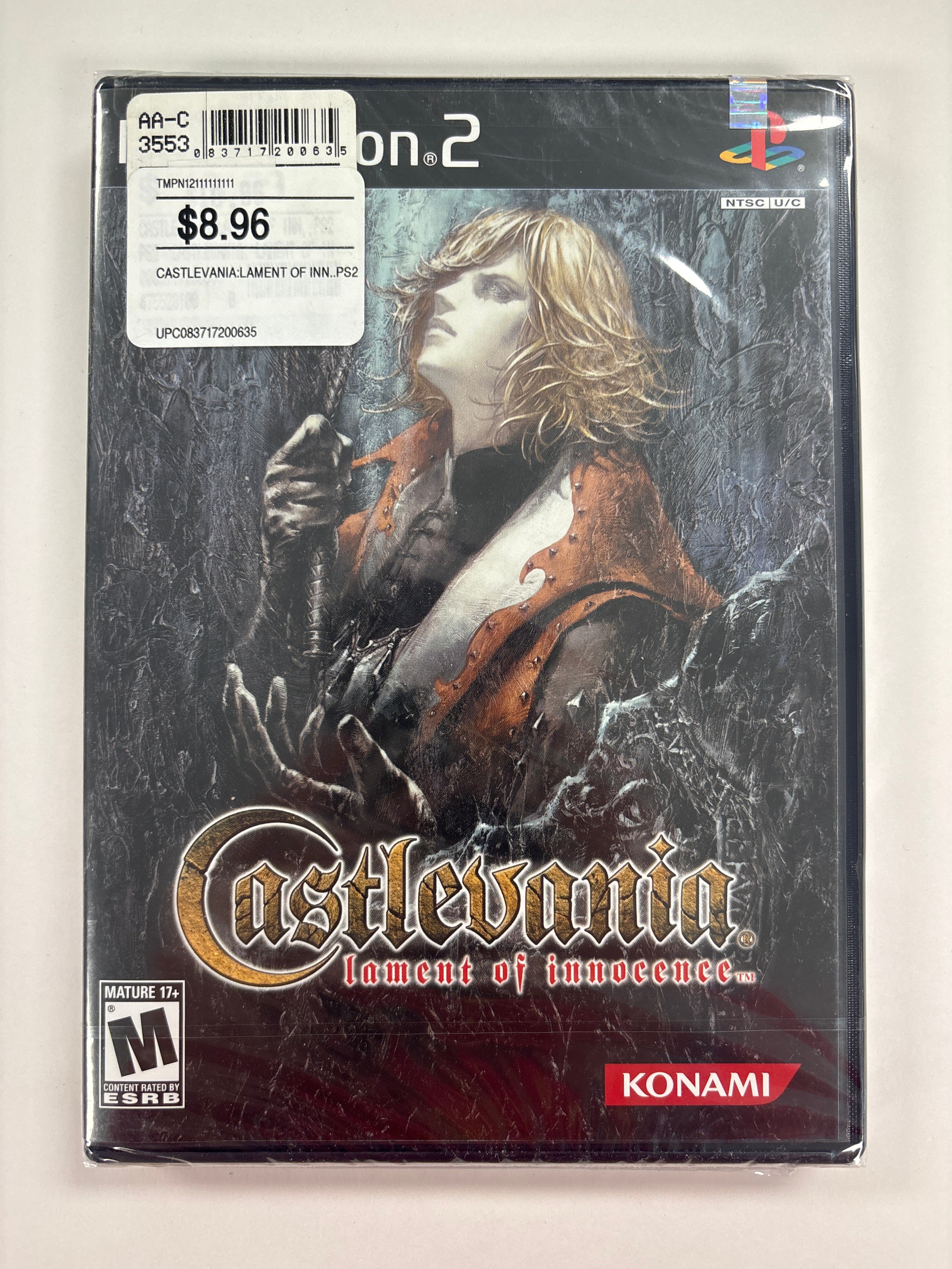 Castlevania: Lament of Innocence for PlayStation 2 (PS2) - Brand New Factory Sealed Game | Classic Action-Adventure Horror Game for Retro Gaming Enthusiasts