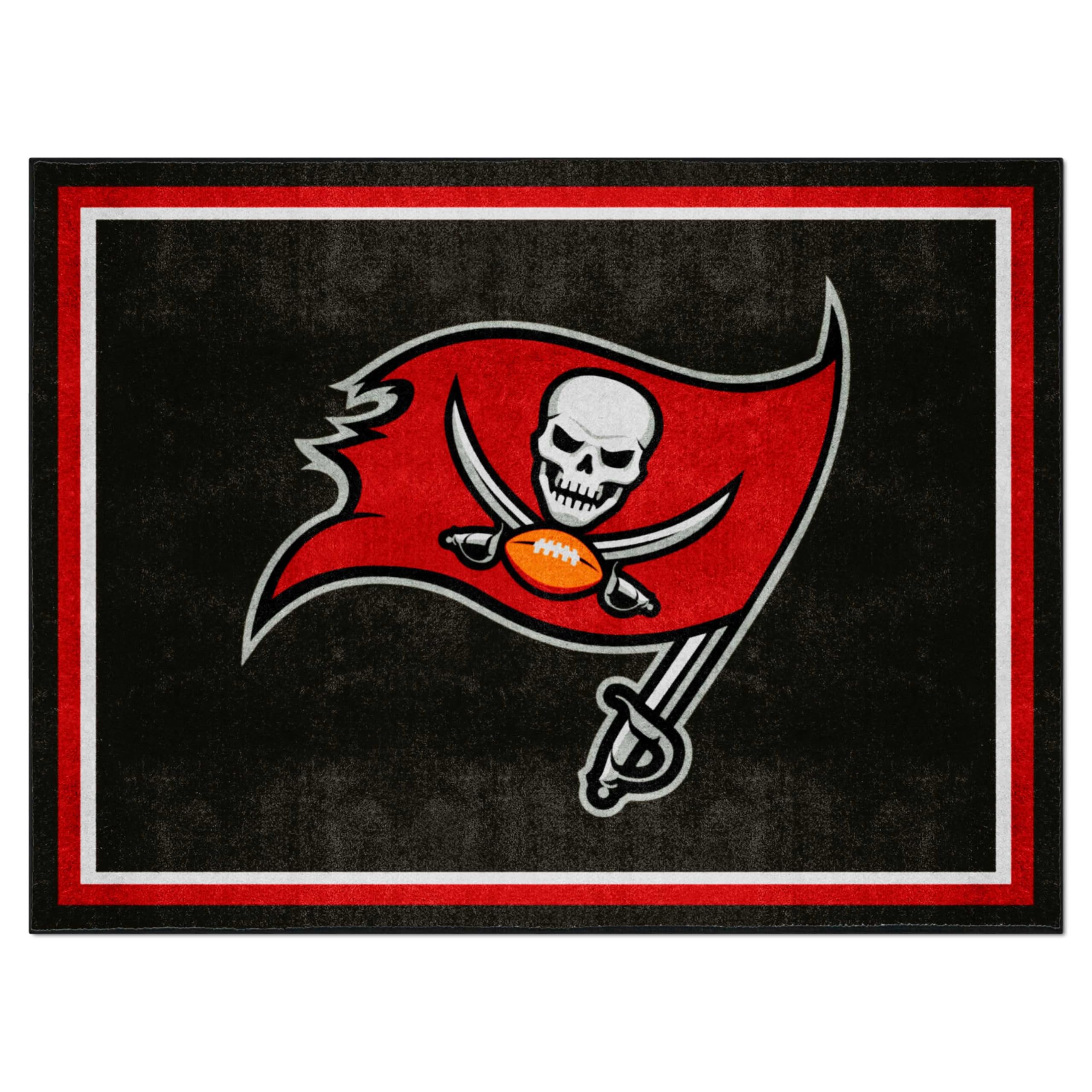 FANMATS NFL Unisex-Adult 8x10 Rug - Premium Team Logo Carpet for Home, Office, and Game Room Decor - Perfect for Football Fans and Sports Enthusiasts