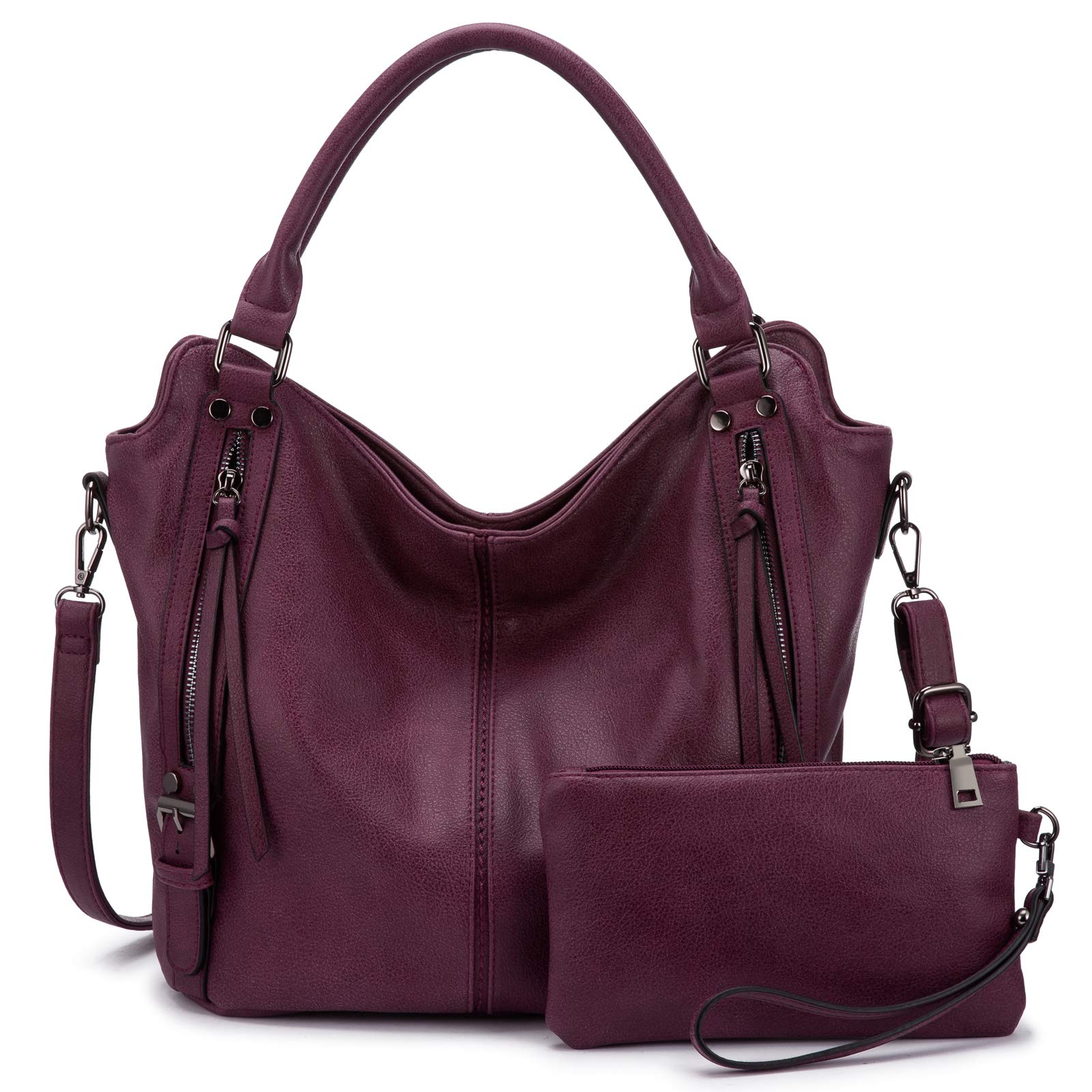 Stylish PU Leather Tote Bag for Women - Large Fashion Hobo Shoulder Bag with Adjustable Strap - Perfect for Work, Travel & Everyday Use