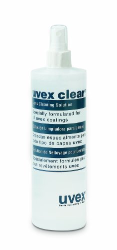 Honeywell S463 Uvex Liquid Lens Cleaner - 16 oz Bottle | Safe for Glasses, Camera Lenses & Screens | Streak-Free Cleaning Solution for Eyewear, Electronics & Optical Surfaces