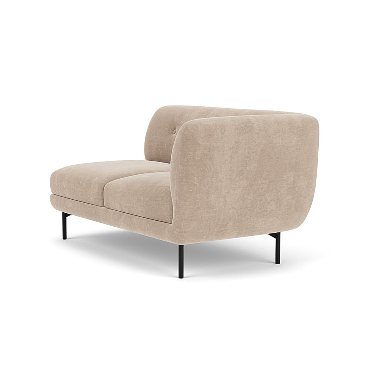 Alfred Fabric Right 2 Seater Modular Sofa - Modern Sectional Couch for Living Room, Lounge & Small Spaces | Comfortable & Stylish Home Furniture