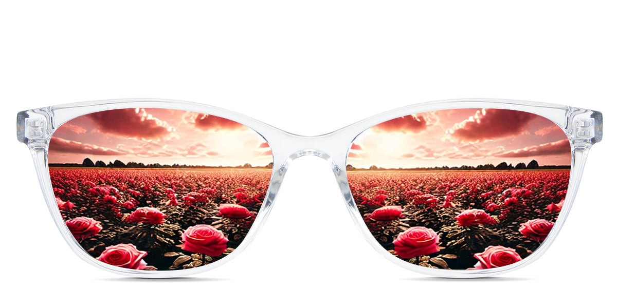 Ezra Women's Prescription Polarized Sunglasses - UV Protection, Fashionable & Comfortable for Driving, Outdoor Activities & Daily Wear