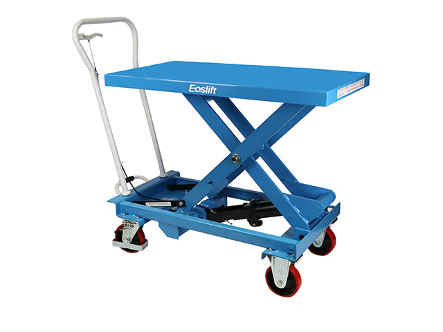 EOSLIFT Heavy Duty Manual Scissor Lift Table Cart - 1100 lbs Capacity, 20.5