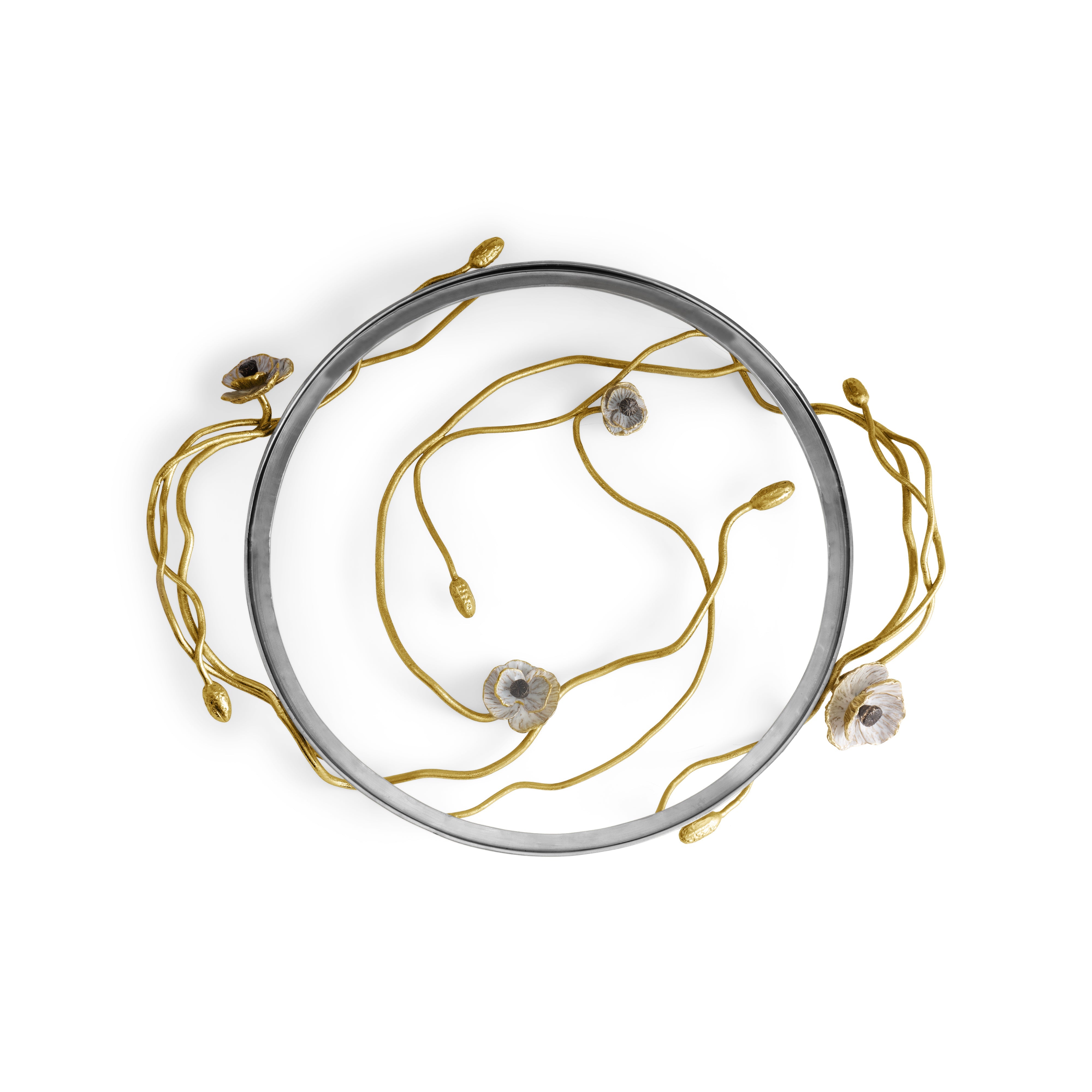 Elegant Anemone Glass Serving Platter - Perfect for Dinner Parties, Weddings & Home Decor