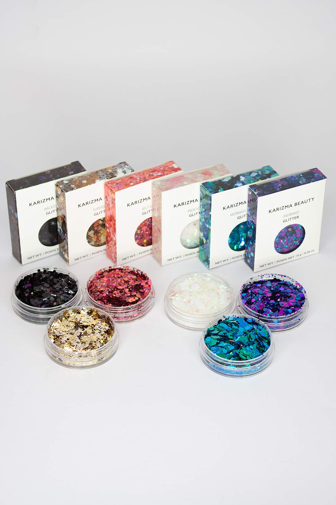 KARIZMA BEAUTY Face & Body Glitter - 60g Chunky Cosmetic Glitter for Festival, Halloween, Rave, Makeup, Nails & Hair - Non-Toxic & Skin Safe for Parties, Cosplay & Special Events