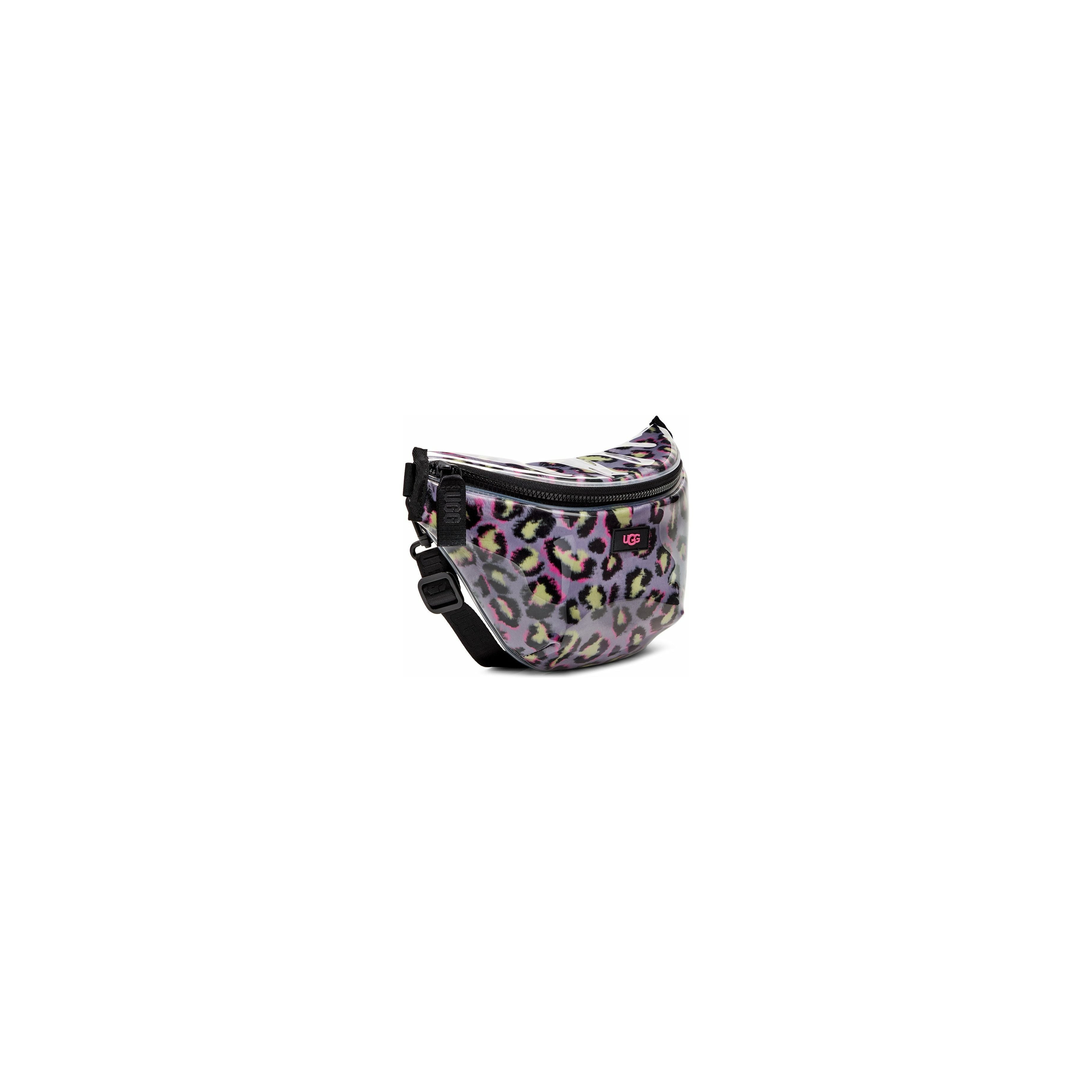 UGG Nasha Belt Bag - Black Spotty Clear Crossbody Fanny Pack for Women | Hands-Free Waist Bag for Travel, Running & Everyday Use