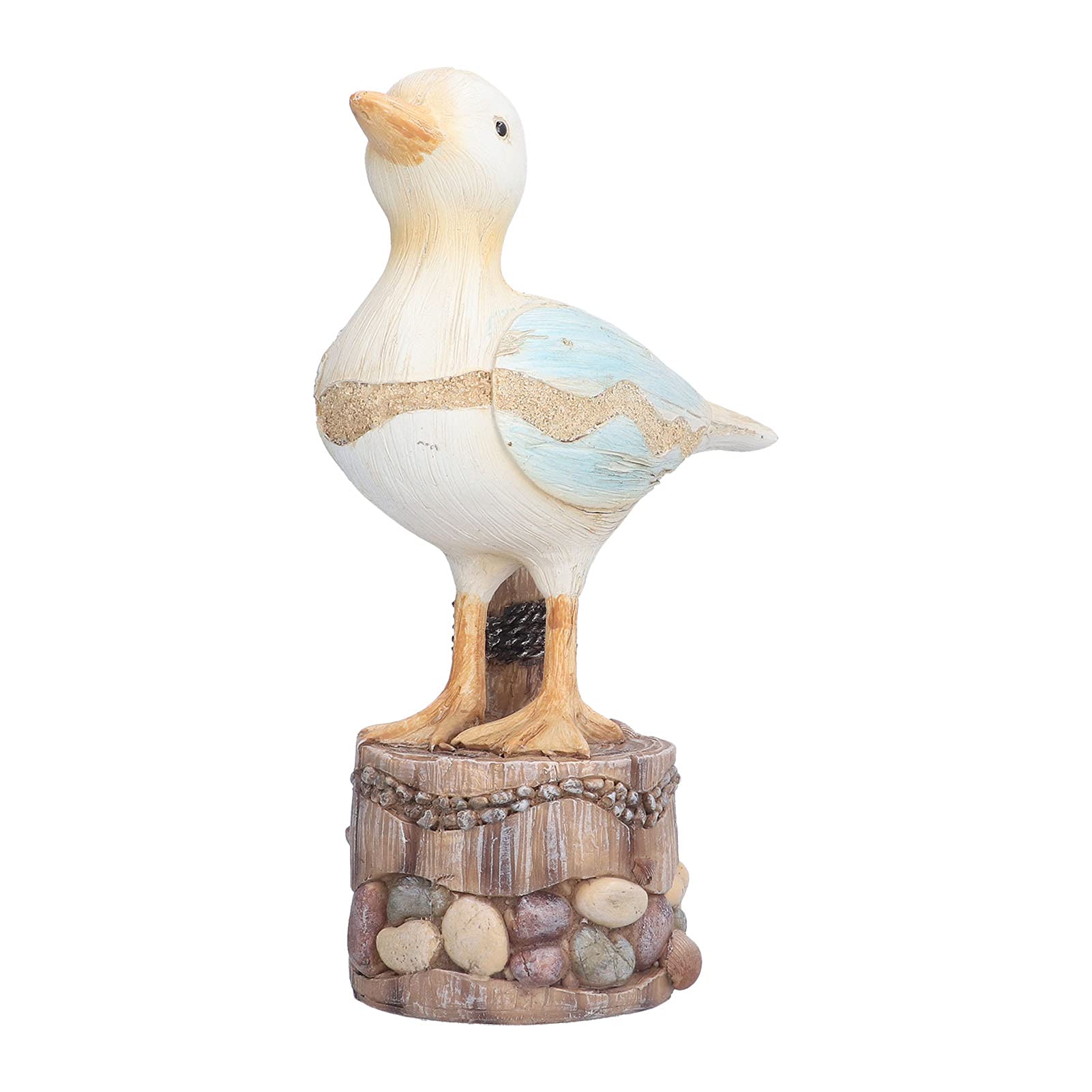 Gaeirt Seagull Statue - Realistic Resin Seagull Figurine with Stable Base for Home & Office Decor | Perfect for Living Room, Study, Beach House & Coastal Theme Decorations
