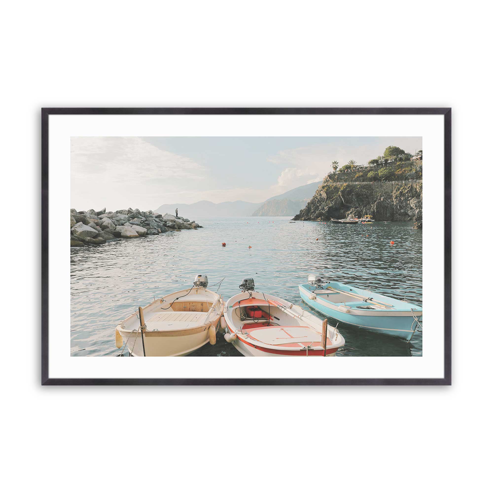 Dockside Dreams Print - Coastal Wall Art Decor for Beach House, Living Room & Bedroom | Nautical Themed Home Decor for Seaside & Ocean Lover Gifts