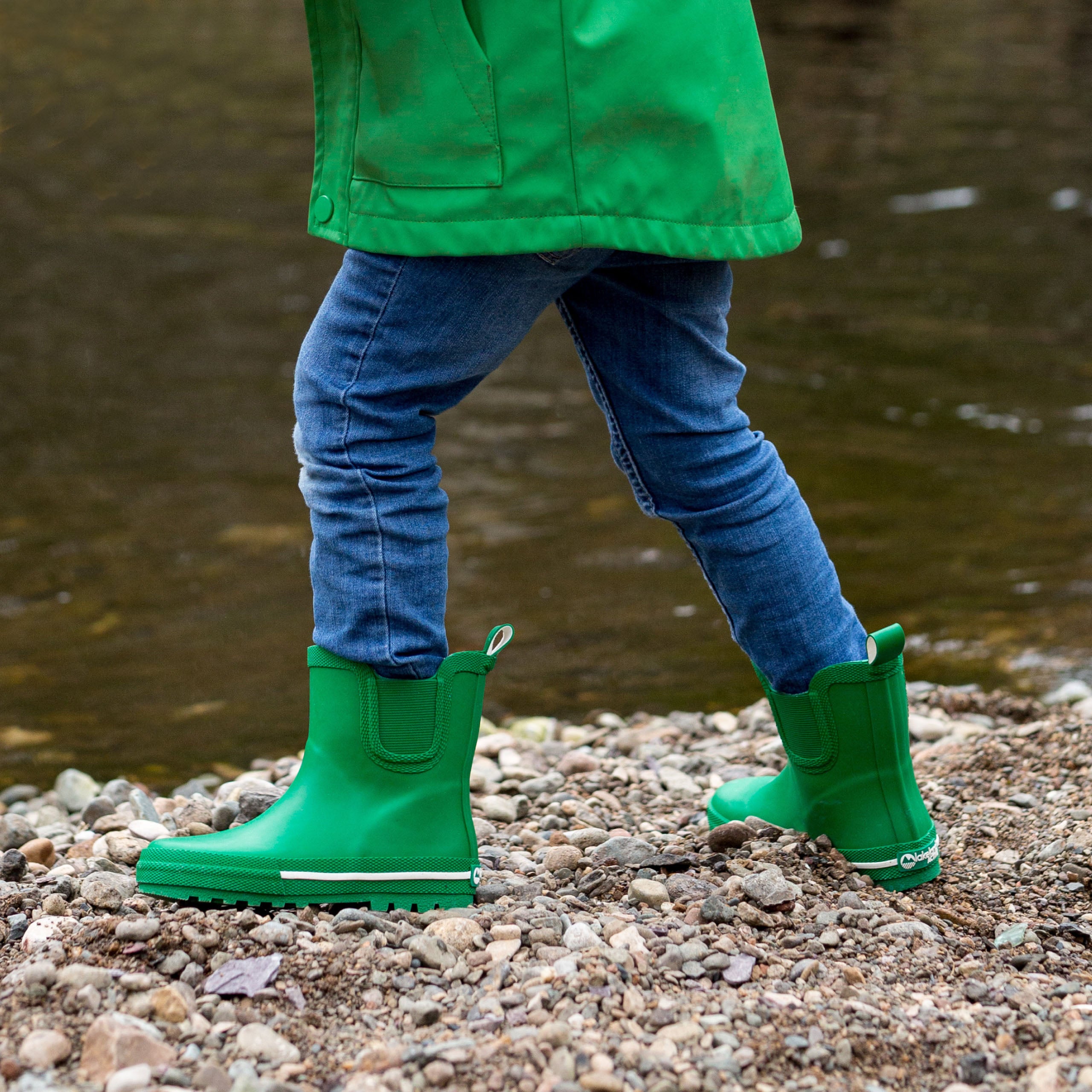 Kids' Paddlebeck Short Rain Boots - Waterproof Rubber Booties for Boys & Girls - Perfect for Puddles, Gardening & Outdoor Play