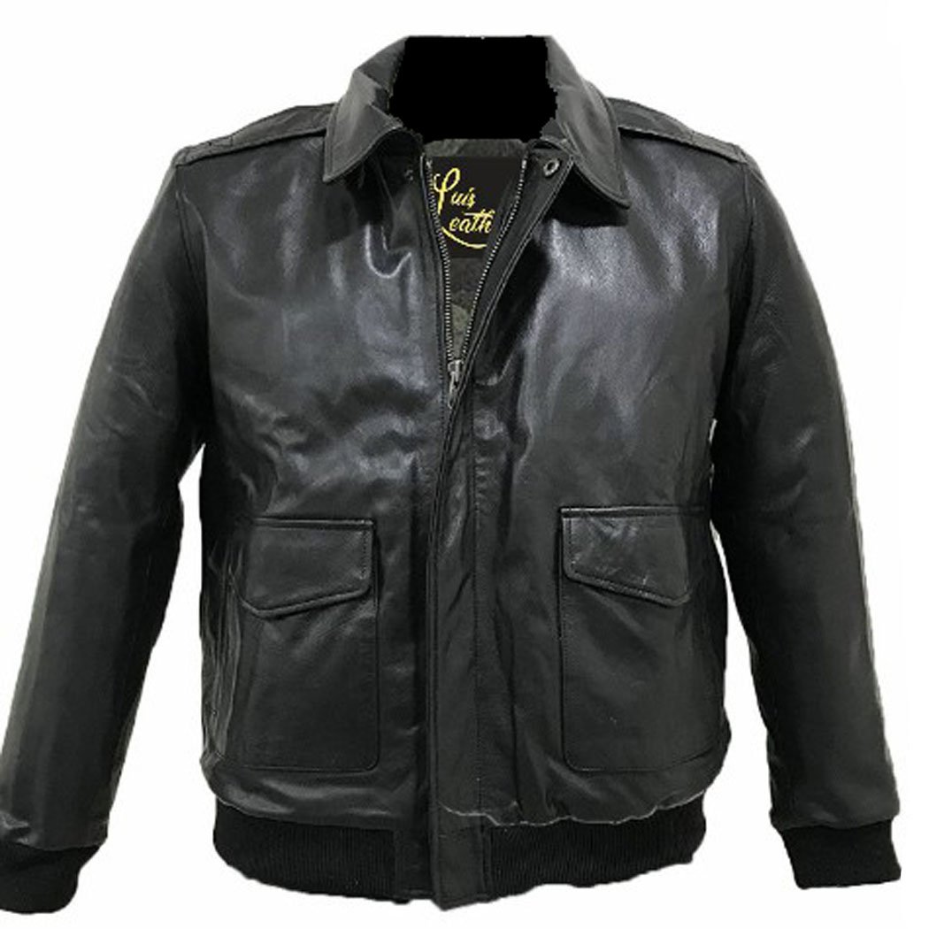 Men's Big & Tall Lambskin Leather Biker Jacket for Motorcycle Riding & Casual Wear - SID Genuine Leather Jacket for Men