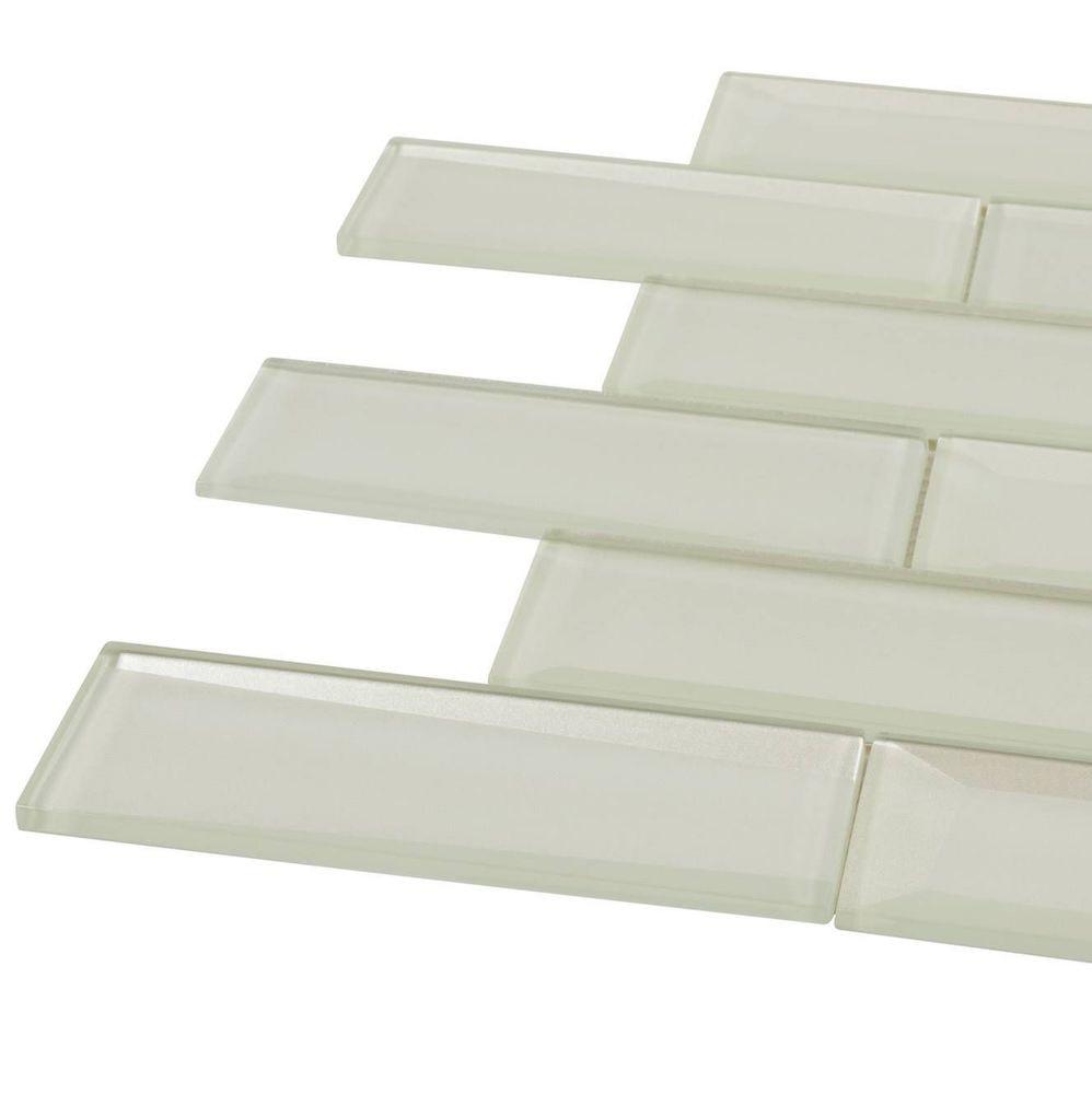 3D Champagne Glass Subway Tile 2x6 - Elegant Backsplash for Kitchen & Bathroom | Perfect for Modern Home Decor