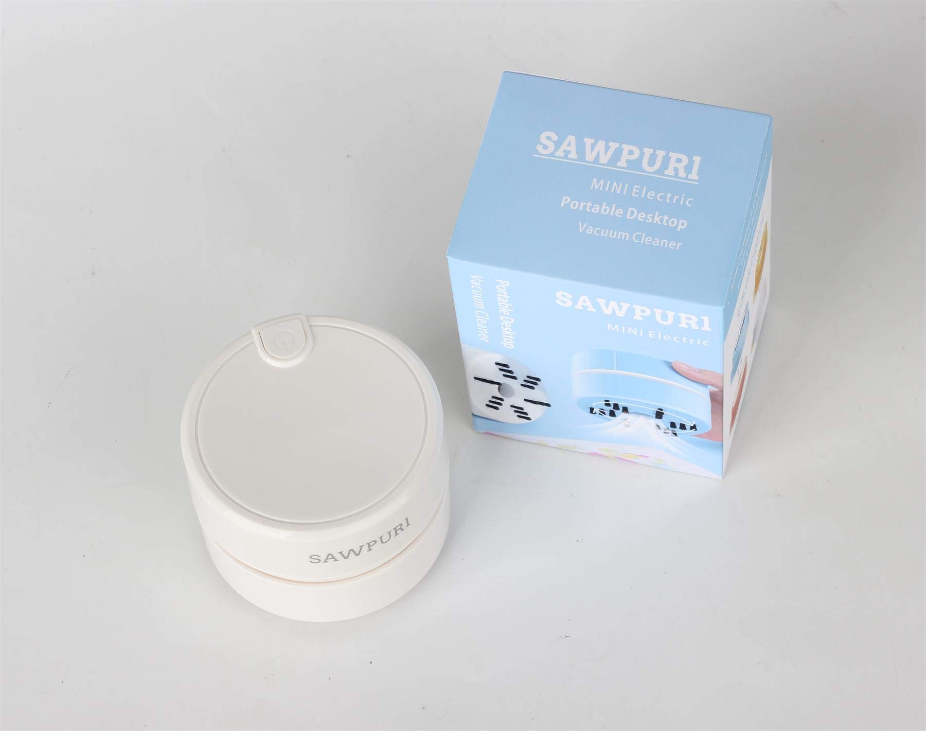 Mini Desktop Vacuum Cleaner - 90 Min High Endurance, Energy Saving Dust Sweeper for Office, Home & Workspace Cleaning