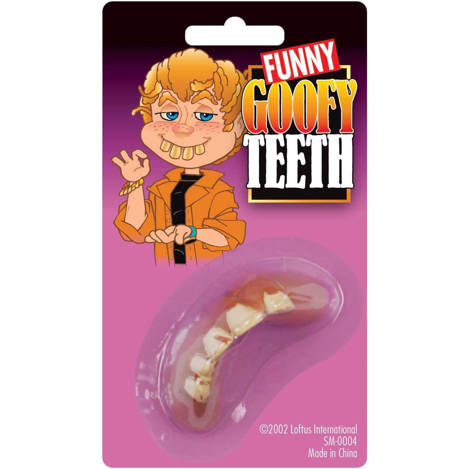 Funny Fake Teeth Prank Gag - Goofy Halloween & Party Joke Props by Loftus - Perfect for Costume Parties, Pranks, and TikTok Videos