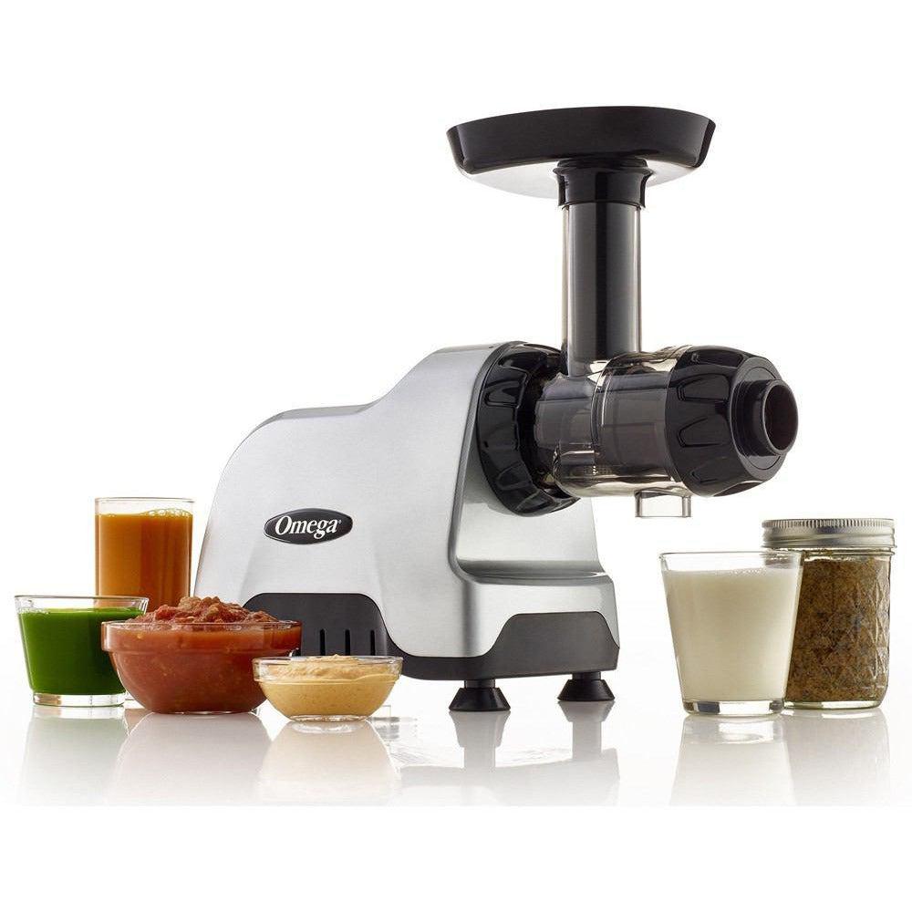 Omega CNC80S Slow Masticating Juicer - Cold Press Juicer for Fruits & Vegetables - Quiet Motor, High Nutrient Yield - Perfect for Healthy Juicing at Home, Office or Gym