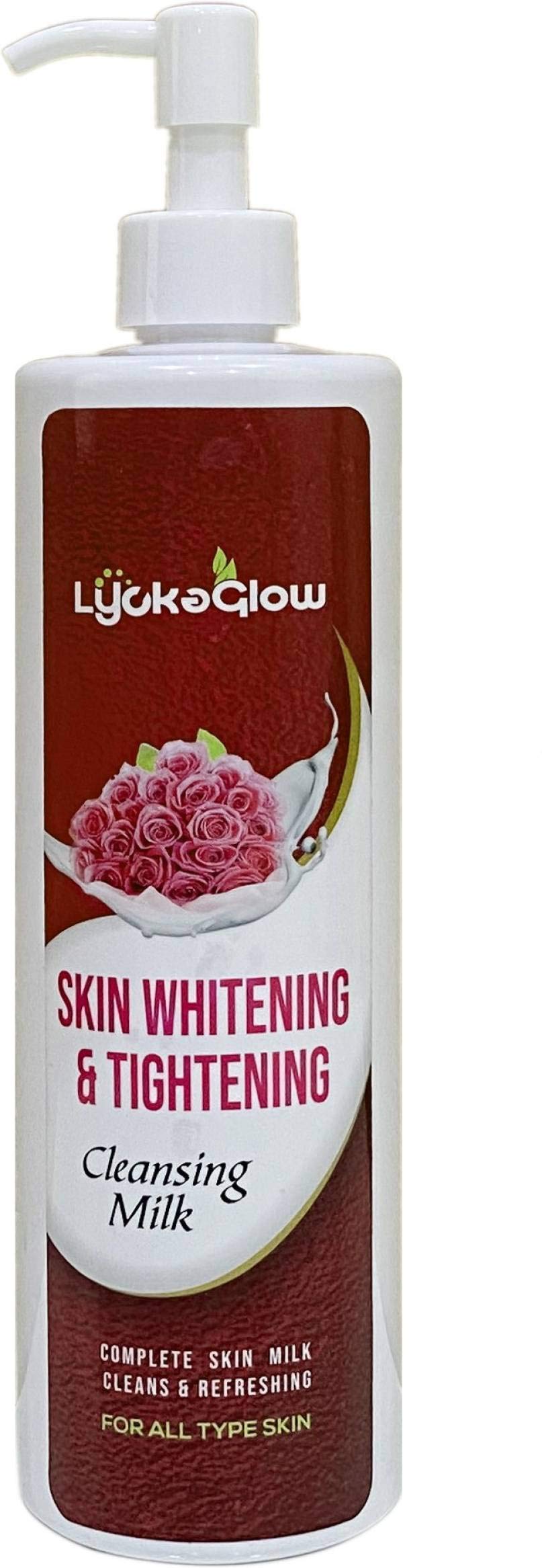 Lifesy Nutra Skin Whitening Tightening Cleansing Milk - 500ml Daily Face Wash for Bright & Firm Skin | Perfect for Morning & Night Skincare Routine