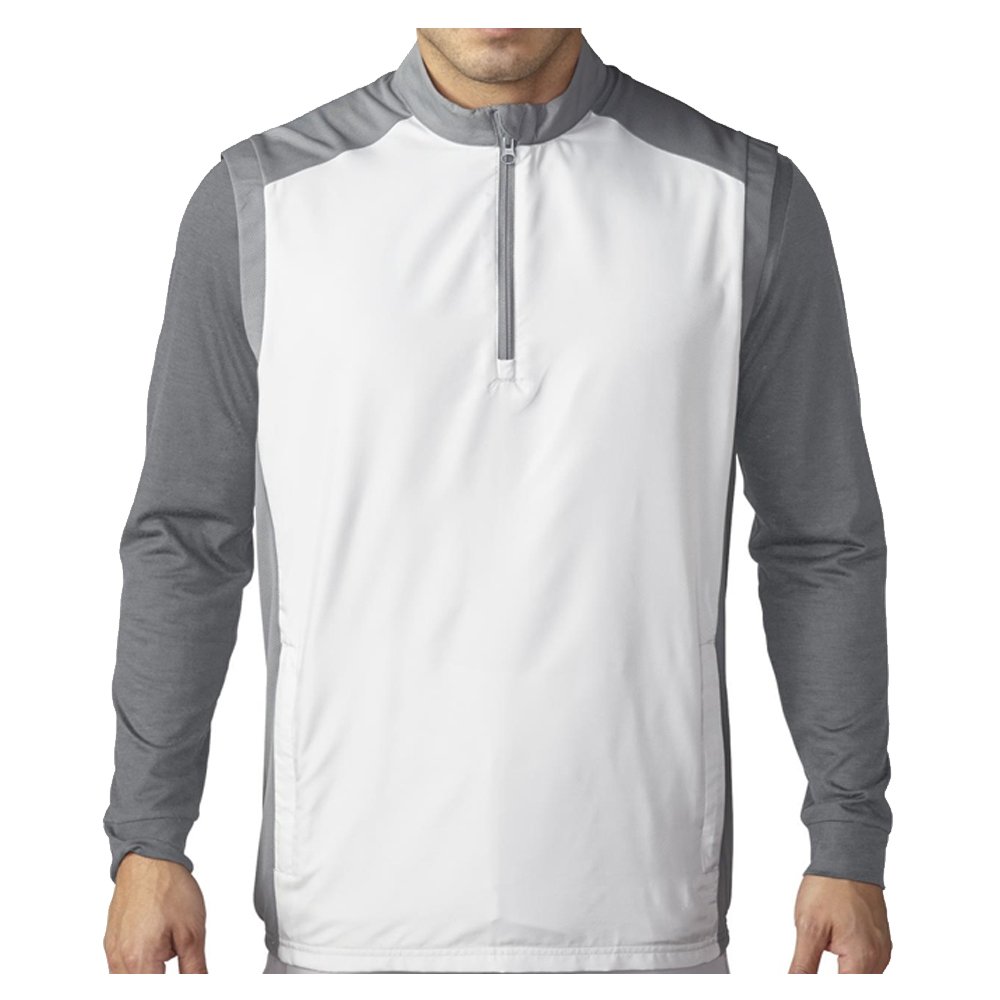 adidas Golf Men's Club Wind Vest - Lightweight Water-Resistant Jacket for Golfers - Perfect for Outdoor Sports & Casual Wear