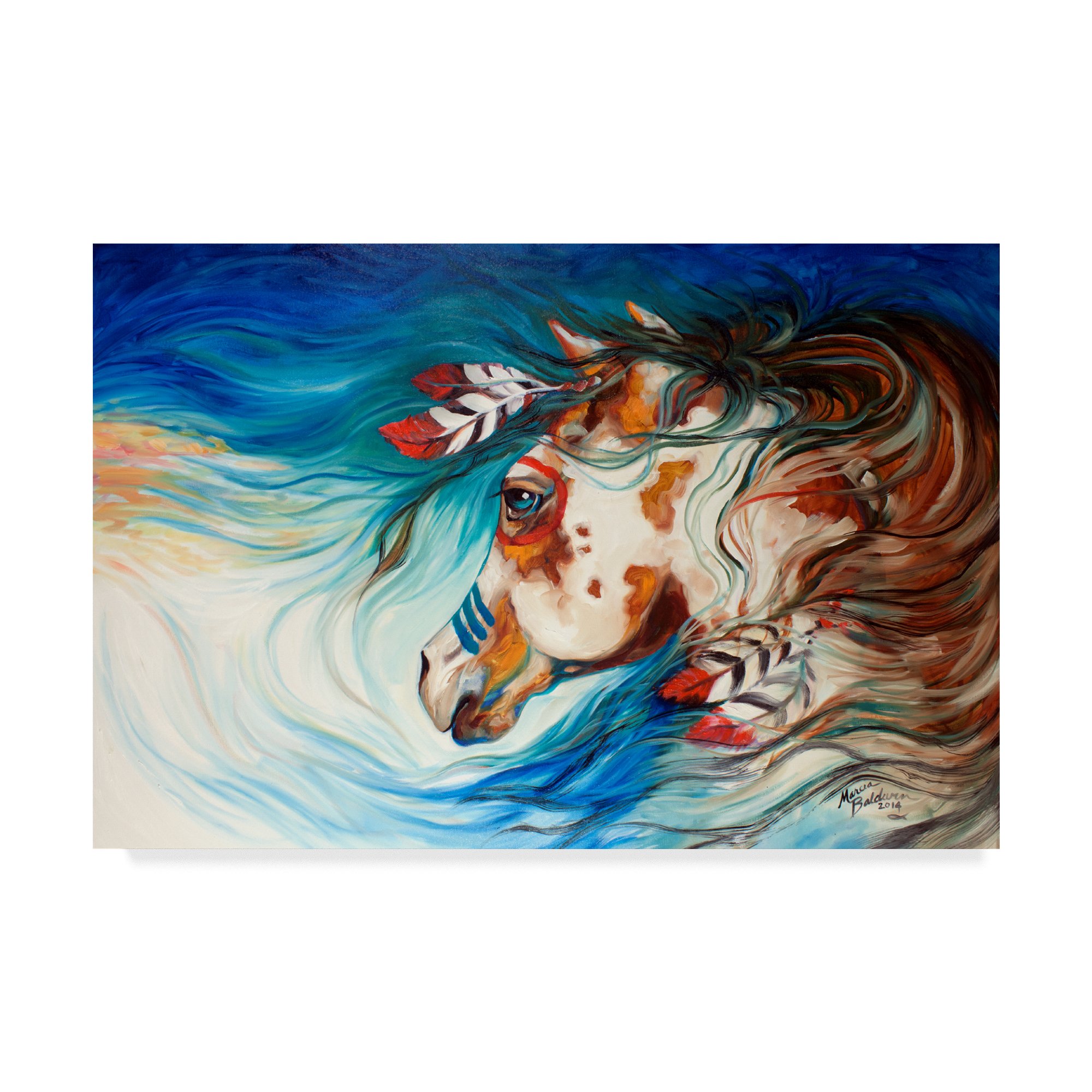 Trademark Fine Art Marcia Baldwin Multicolor Canvas Wall Art - Perfect for Living Room, Bedroom & Office Decor