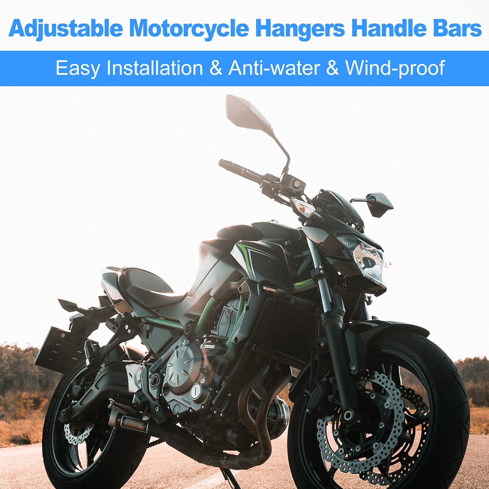 **22MM Adjustable Motorcycle Handlebars - 7/8
