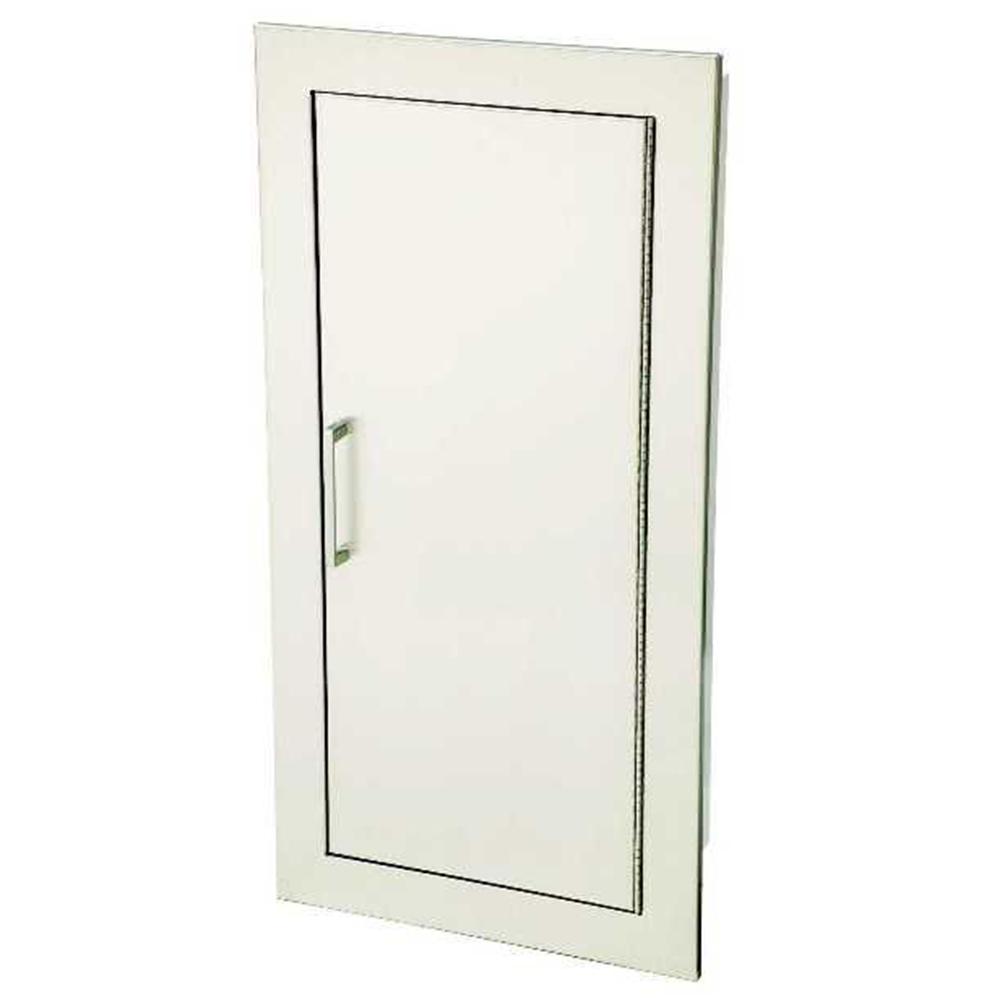 JL Industries 1035S21FX2 Fire Extinguisher Cabinet - Solid Door with Pull Handle, Fire Rated, Wall Mounted for Home, Office & Commercial Safety Use