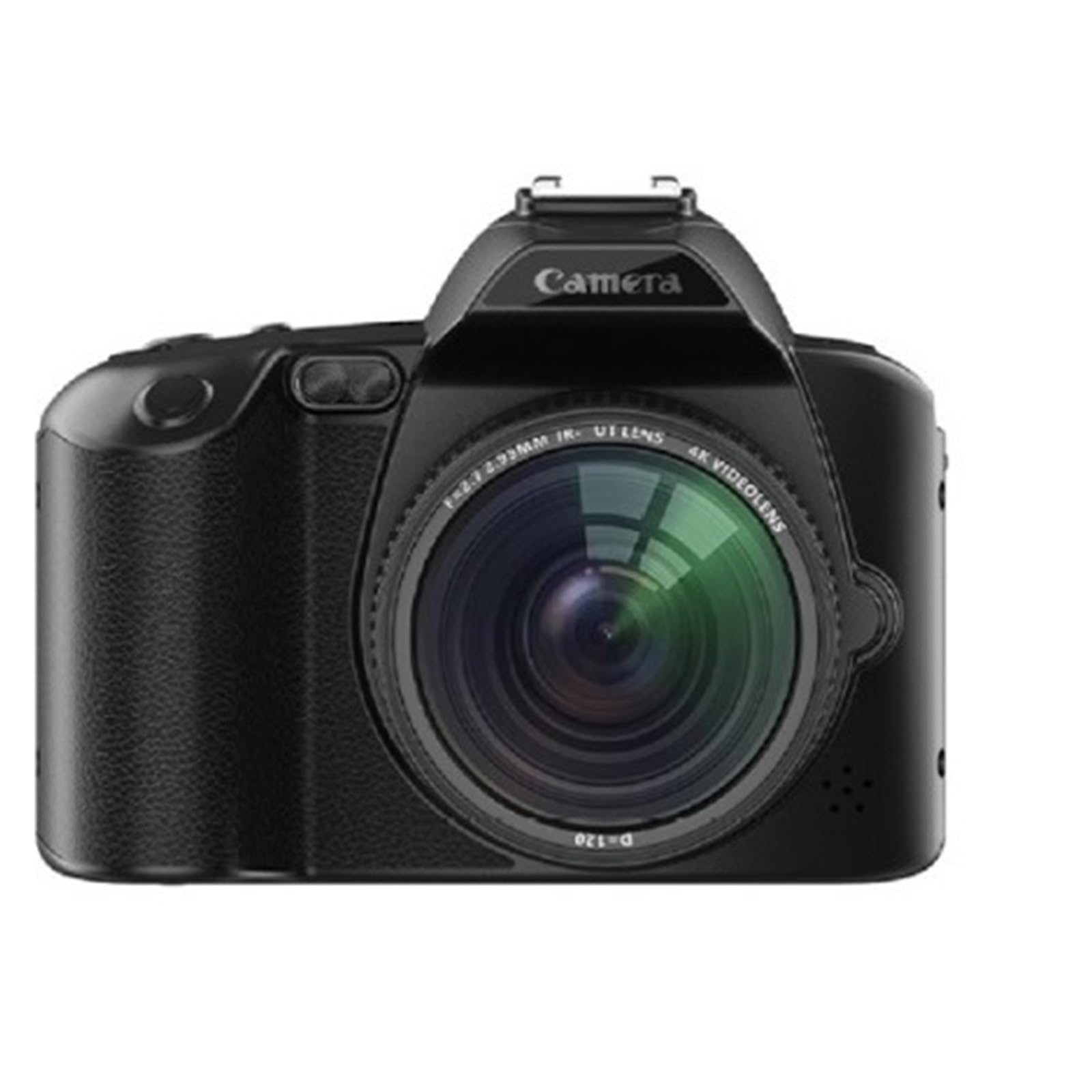 4K HD WiFi DSLR Camera with Dual Lens & 64MP Beauty Mode - Night Vision Video Camera for Vlogging, YouTube & Travel Photography (D5+Card Reader, No Memory Included) - Perfect for Content Creators, Travel Vloggers & Night Photography Enthusiasts