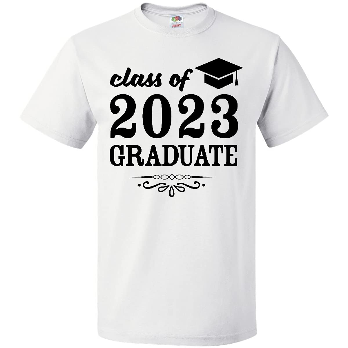 Inktastic Class of 2023 Graduate T-Shirt with Graduation Cap Design - Perfect for Graduation Ceremonies, Parties & School Celebrations