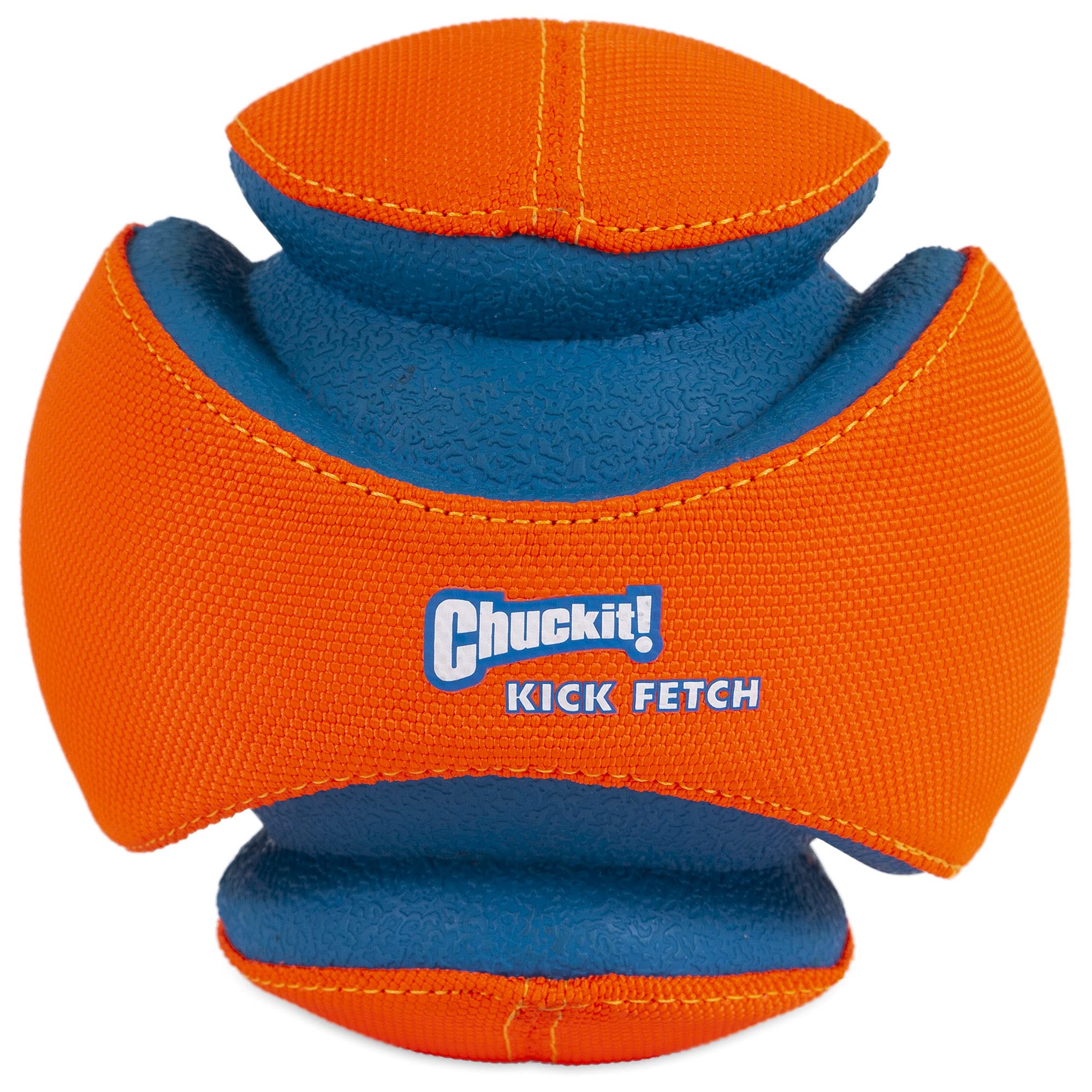 Chuckit! Kick Fetch Ball Dog Toy, Small (6 Inch) - Durable Outdoor Dog Ball for Active Play, Training & Exercise - Perfect for Beach, Park & Backyard Fun
