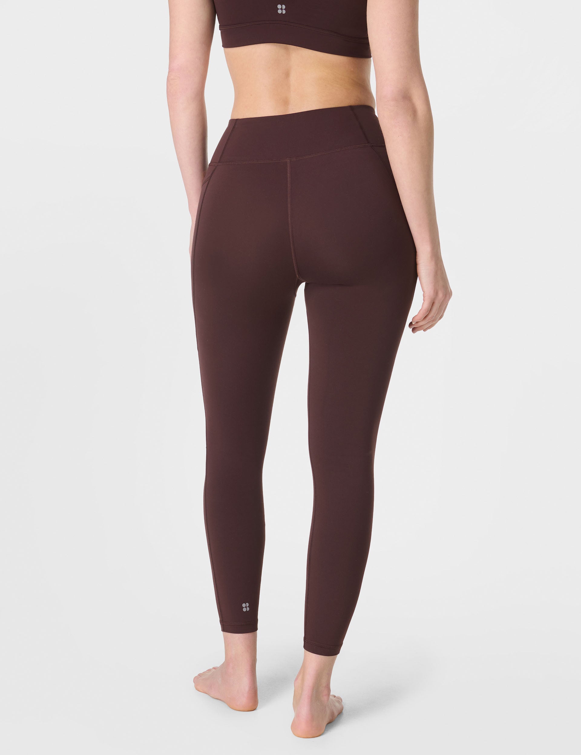 Ultimate Studio 7/8 Yoga Leggings for Women - Sable Brown | High Waist Workout Pants for Running, Gym & Lounge