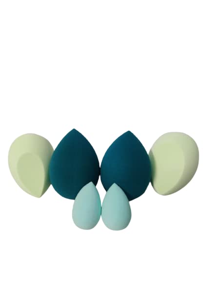 Premium Makeup Sponge Set with Egg Case - Soft Beauty Blender for Liquid Foundation, Cream & Powder - Latex-Free Wet & Dry Cosmetic Sponge (Multicolor) - Perfect for Flawless Makeup Application at Home or On-The-Go