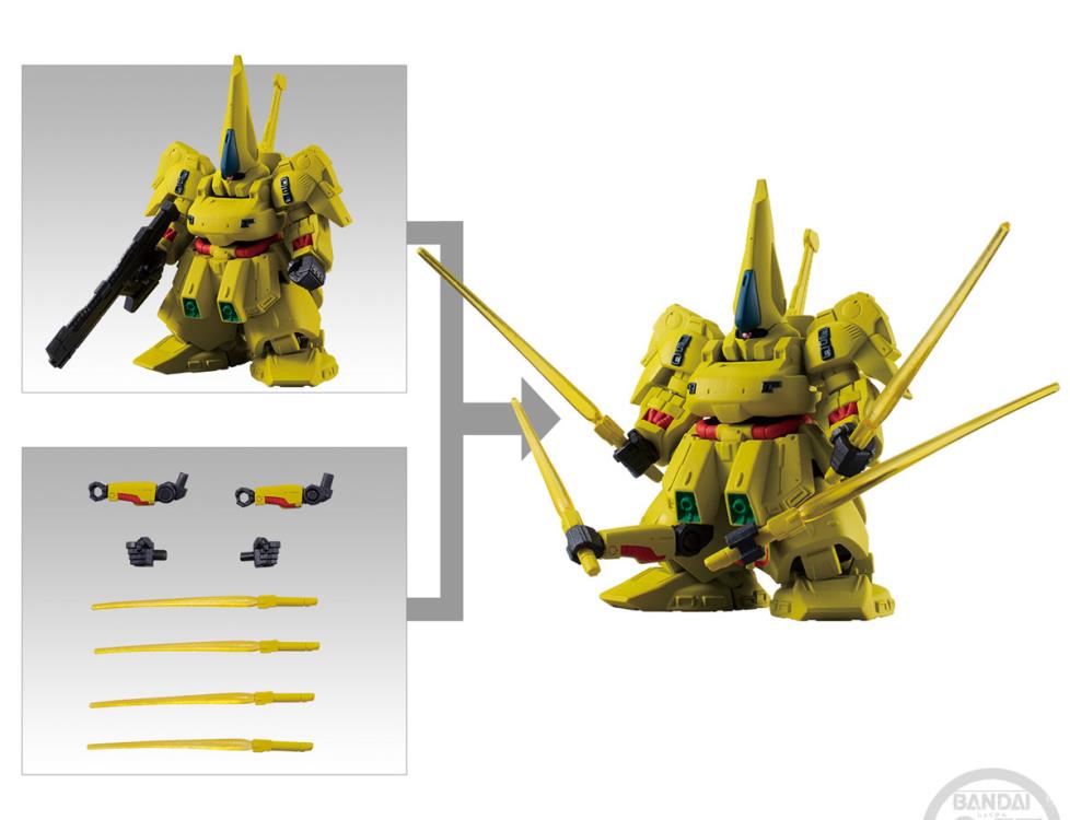 Bandai FW Fusion Works Gundam Converge #Plus 02 Action Figure Set of 5 - Perfect for Anime Collectors & Gundam Model Displays