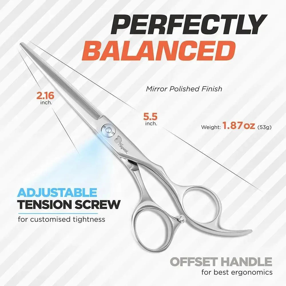 Professional 6 Inch Hair Scissors - Ultra Sharp Blades for Precision Hair Cutting | Perfect for Salon Stylists & Home Haircuts