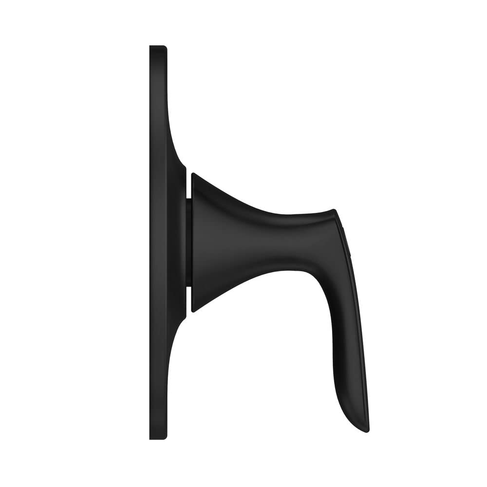 Pfister Weller 1-Handle Tub & Shower Valve Trim Kit - Matte Black Finish (R891WRB) - Valve Not Included - Perfect for Bathroom Renovations & Modern Home Upgrades