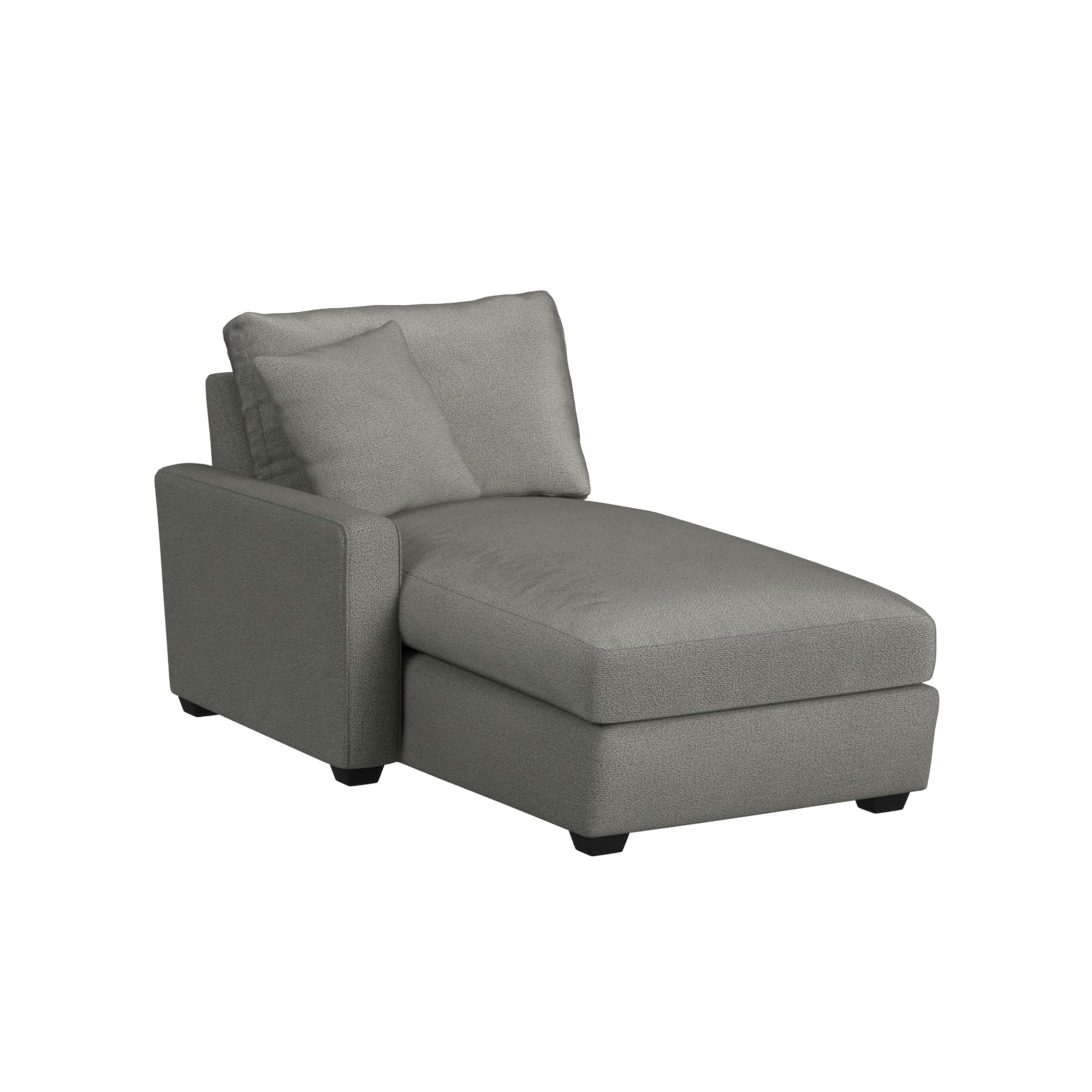 Simply Elements Left Chaise Sectional Sofa - Modern L-Shaped Couch with Reversible Chaise for Living Room, Lounge, and Family Room Comfort