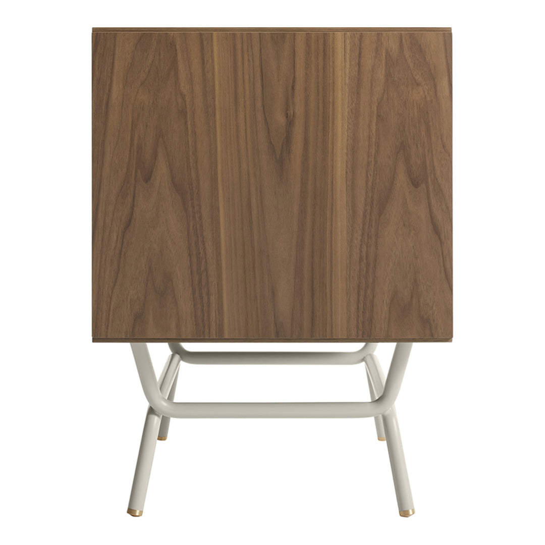 Modern Blu Dot Dang Nightstand - Minimalist Bedside Table with Storage Shelf | Perfect for Small Spaces, Bedrooms & Apartments