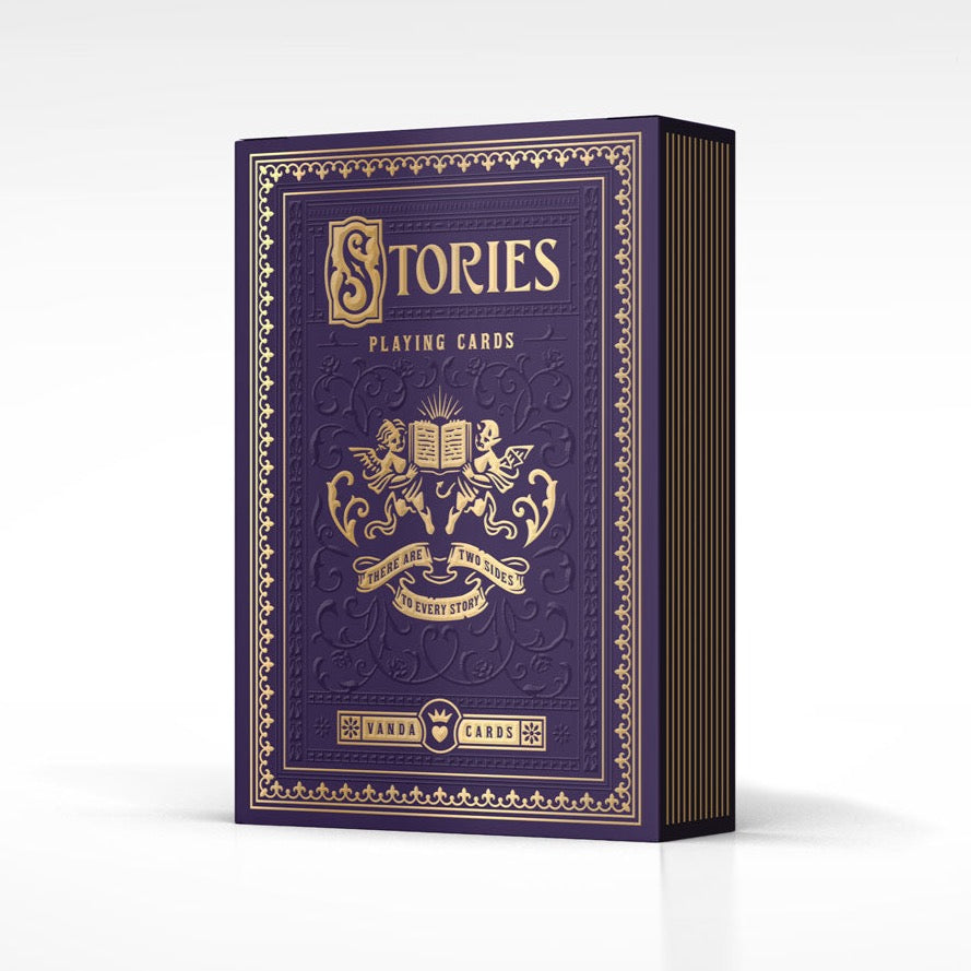 Stories Vol. 5 Purple Gilded Playing Cards - Premium Collectible Deck for Cardistry, Magic Tricks & Poker Games | Elegant Gift for Card Enthusiasts